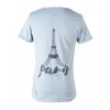 Dead Legacy Paris Stencil Crew Neck T-shirt Blue - Image 2