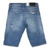 DML Jeans Sphere Distressed Denim Shorts Chalky Blue - Image 2