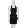 Rinascimento Halter Neck Dress Black