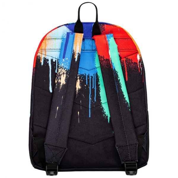 Hype Multi Coloured Graffiti Drip Backpack ZUTTI