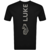 Luke 1977 Carbon Positive Back Print T-Shirt Black - Image 2