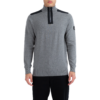 Luke 1977 Heddon Zip Knit Jumper Mid Mrl Grey - Image 2