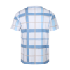 Luke 1977 Birdoswald Check T-Shirt White Denim Blue - Image 2