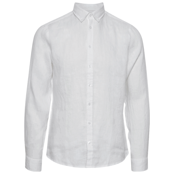 Casual Friday Anton LS Linen Shirt White