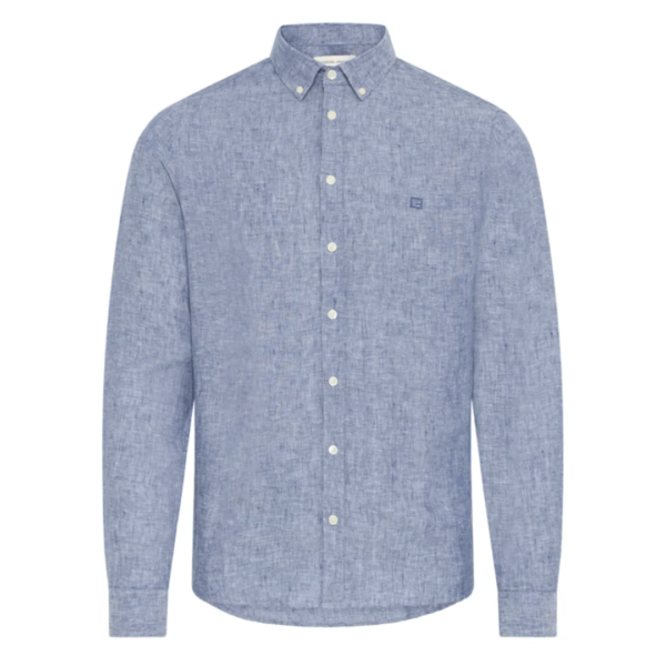 Casual Friday Anton LS Linen Shirt Denim