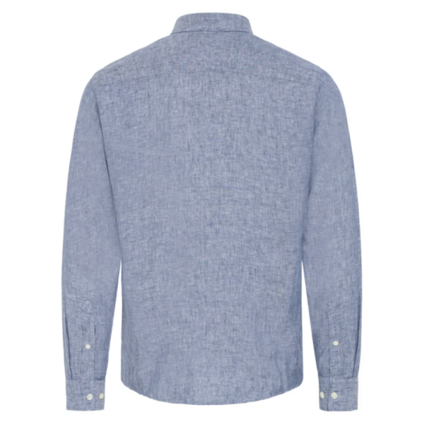 Casual Friday Anton LS Linen Shirt Denim - Image 2