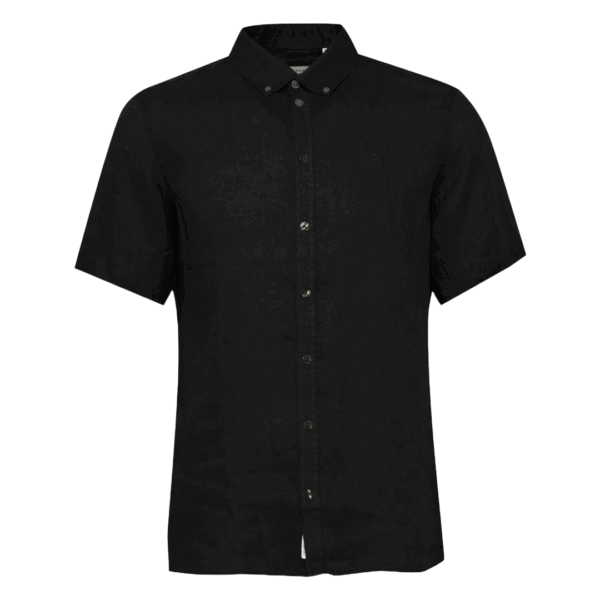 Casual Friday Anton SS Linen Shirt Black