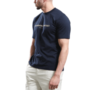 Marshall Artist Coastal Erosion T-Shirt Navy