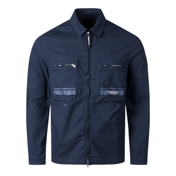 Marshall Artist Seafield Overshirt Navy