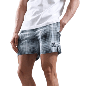 Marshall Artist Shadow Check Swimshort Navy