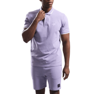 Marshall Artist Tipped S/S Polo Lavender