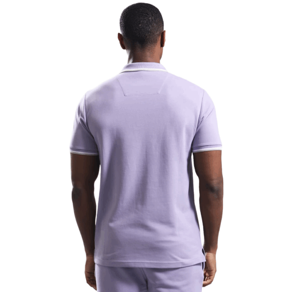 Marshall Artist Tipped S/S Polo Lavender - Image 2