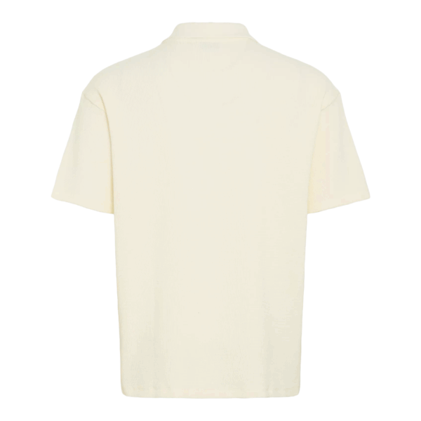 Casual Friday Cameron SS Waffle Polo Ecru - Image 2