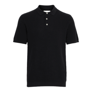 Casual Friday Karl Structured Knit Polo Dark Navy