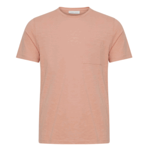 Casual Friday Thor Slub Yarn T-Shirt Salmon