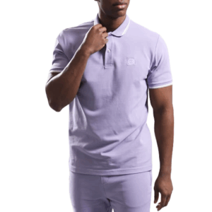 Marshall Artist Tipped S/S Polo Lavender