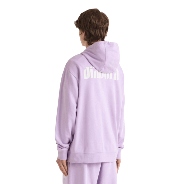 Diadora Athl. Logo Hoodie Wing Violet - Image 2