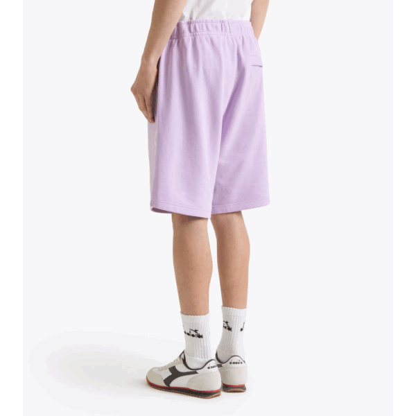 Diadora Bermuda Athl. Logo Shorts Wing Violet - Image 3
