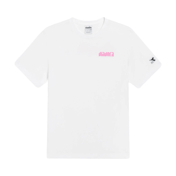 Diadora SS Athl. Logo SL T-Shirt Optical White