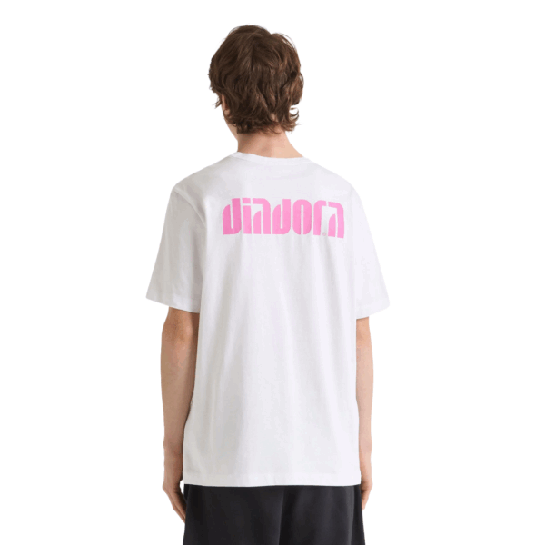Diadora SS Athl. Logo SL T-Shirt Optical White - Image 2