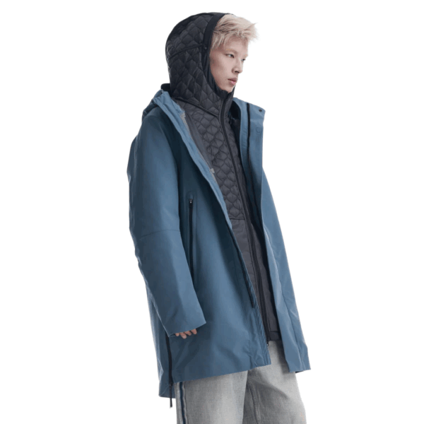 Krakatau Qm552 Planck Liner Parka Retro Blue - Image 3