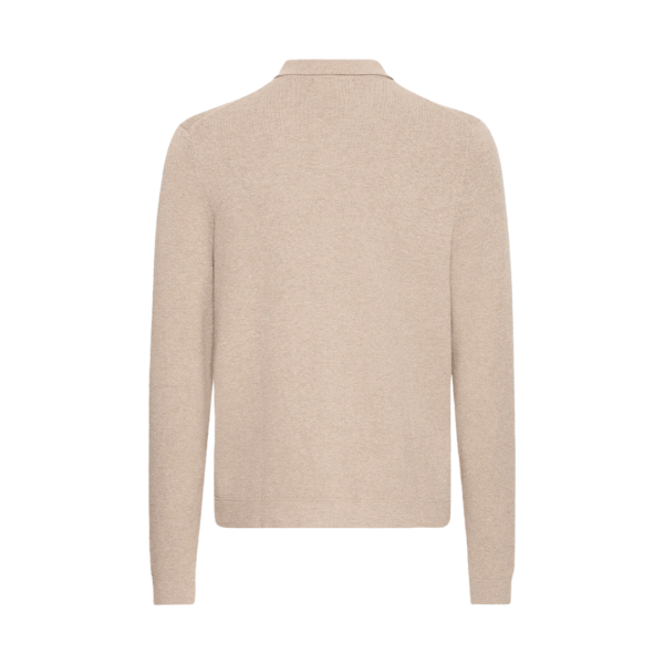 Casual Friday Claes Knitted Zip Cardigan Camel - Image 2