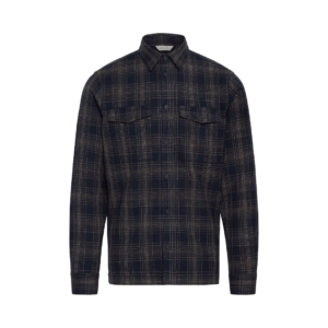 Casual Friday Gorm Checked Shirt Dark Navy