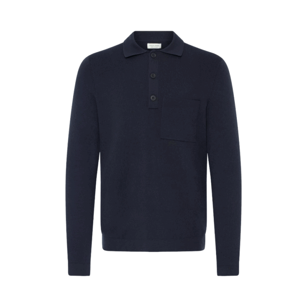 Casual Friday Ingmar Knitted Polo Dark Navy