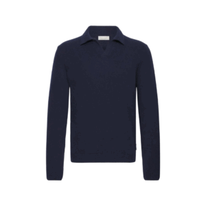 Casual Friday Karl Lambswool Polo Dark Navy