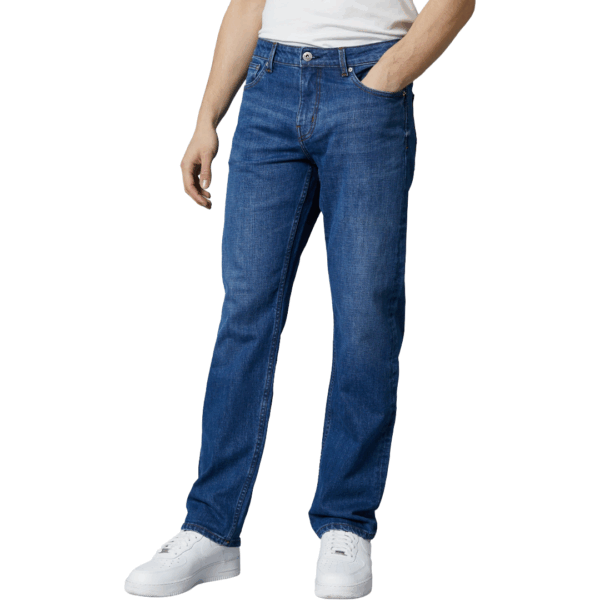 DML Montana Loose Fit Jeans In Mid Wash