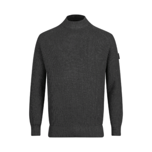 Luke 1977 Cromer Plated Crew Knit Charcoal