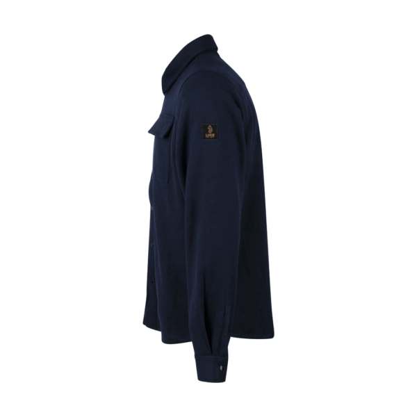 Luke 1977 Ettrick Overshirt Navy - Image 2