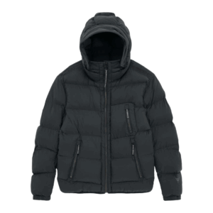 Krakatau Qm559 Rook Hooded Puffer Black