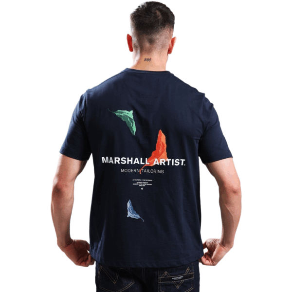 Marshall Artist Aspen T-Shirt Navy - Image 3