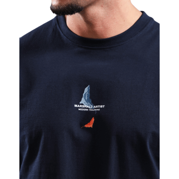 Marshall Artist Aspen T-Shirt Navy - Image 2