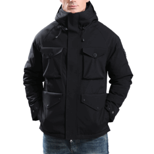Marshall Artist Seaforth Parka Jacket Black