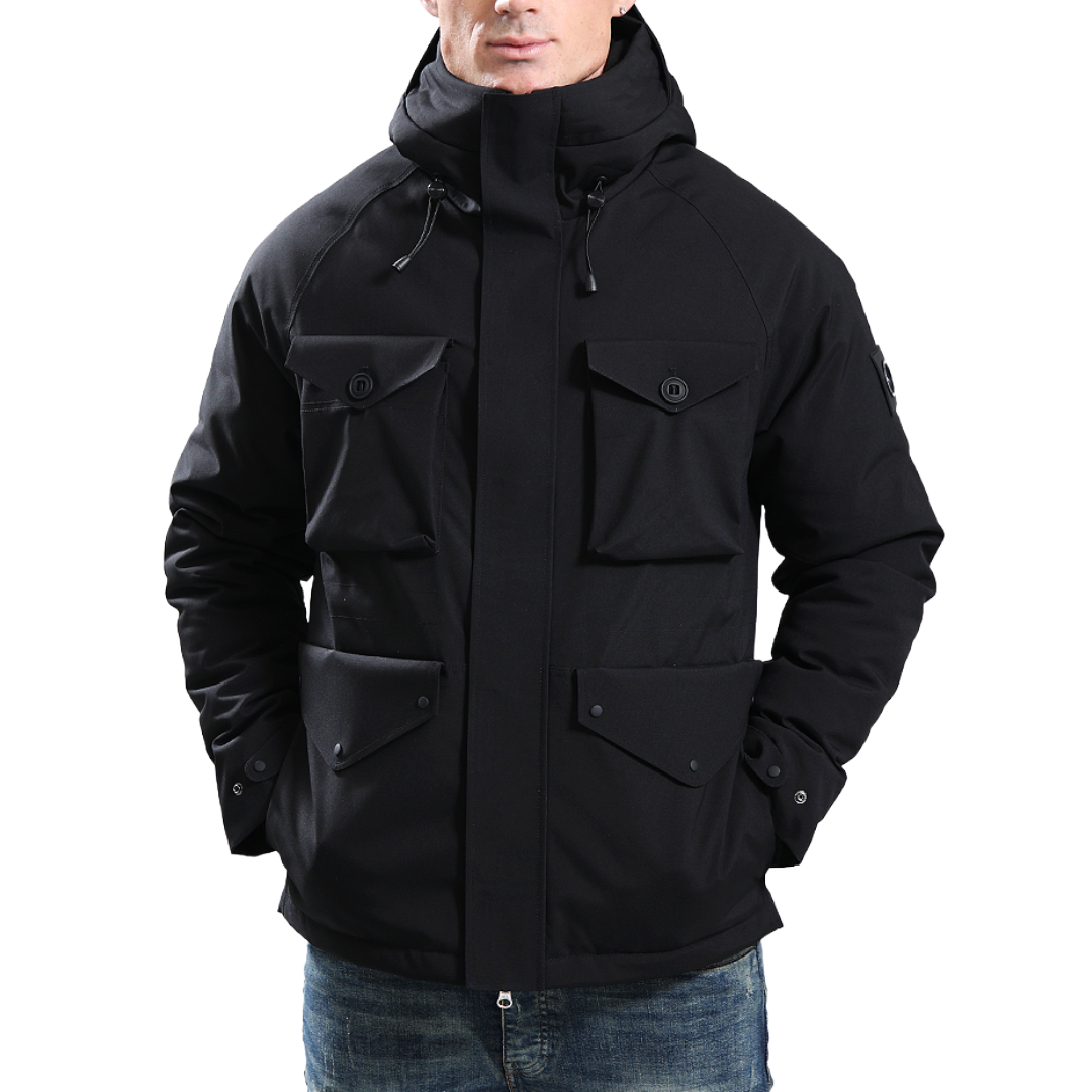 Marshall Artist Seaforth Parka Jacket Black