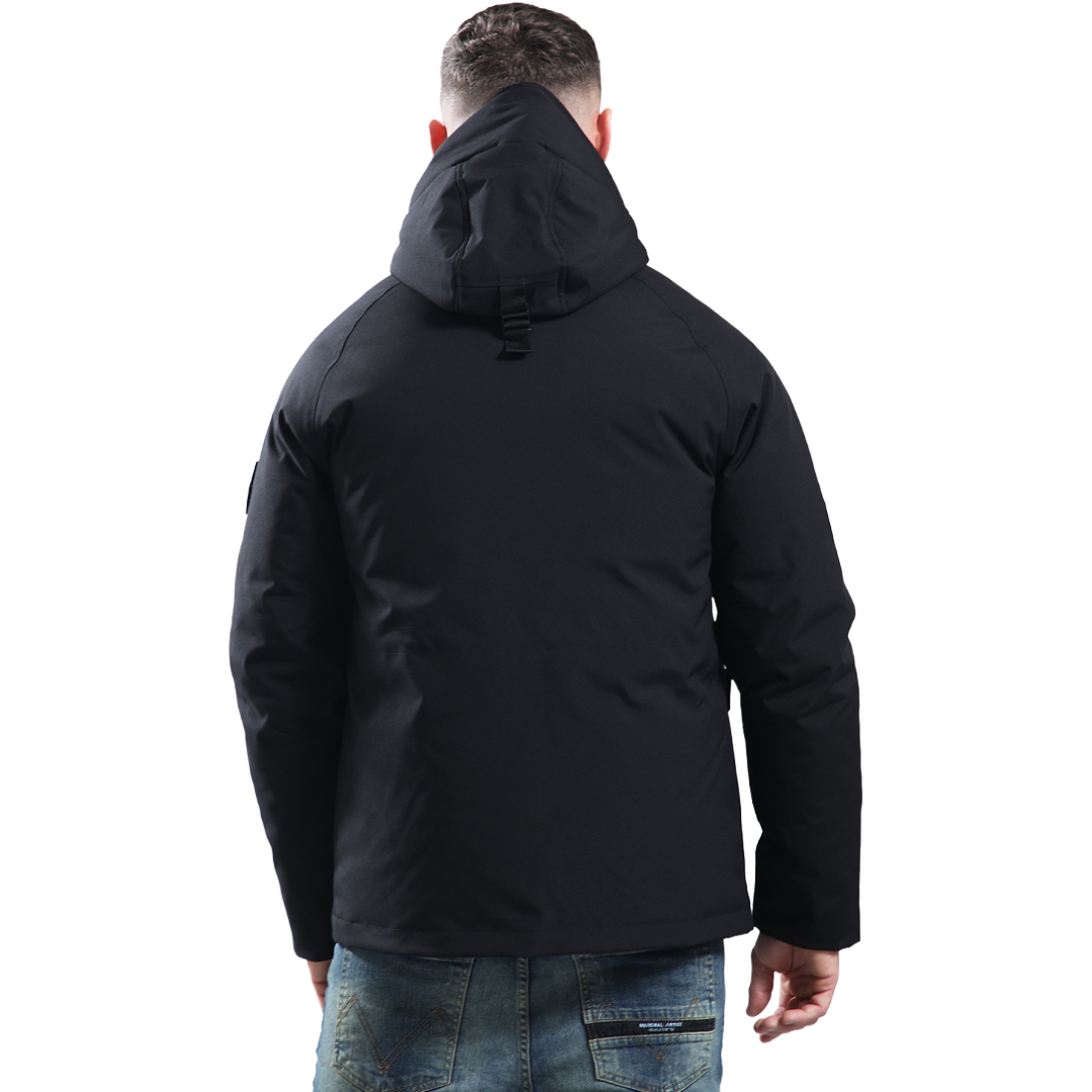 Marshall Artist Seaforth Parka Jacket Black - Image 2