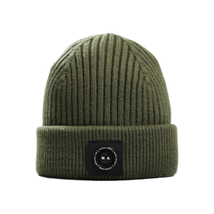 Marshall Artist Siren Cable Knit Beanie Khaki