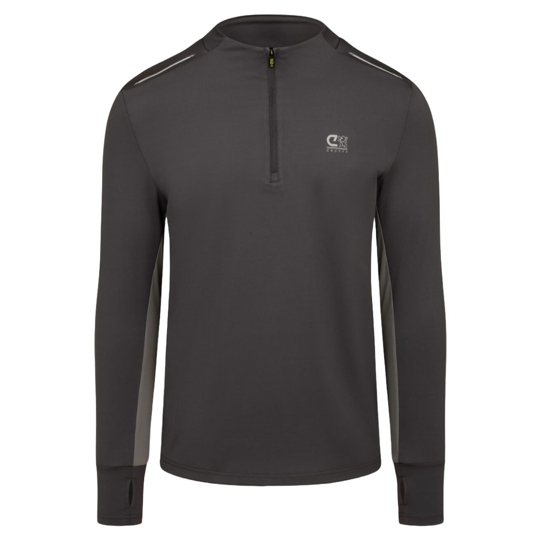 Cruyff Ametrine 1/4 Zip Top Charcoal