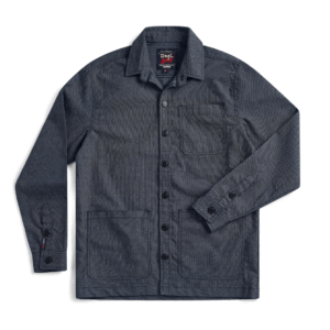 DML Jeans Chapel Dotty Yarn Overshirt Navy