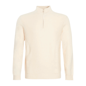 Arthur & Russell KN420 Quarter Zip Knit Ecru