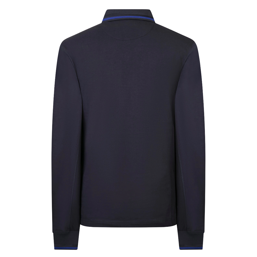 Mish Mash Reservior L/S Polo Navy - Image 2