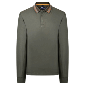 Mish Mash Space L/S Polo Khaki