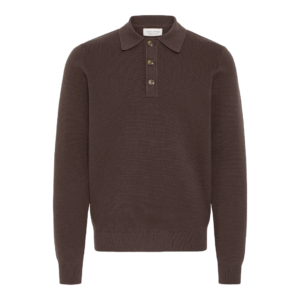 Casual Friday Milano Polo Knit Taupe