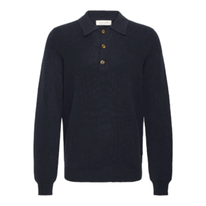 Casual Friday Milano Polo Knit Dark Navy