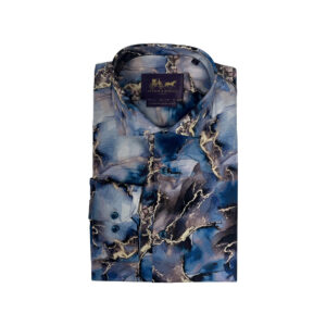 Arthur & Russell SH651 Digital Print Shirt Blue