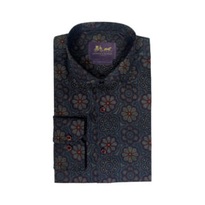 Arthur & Russell SH711 Digital Print Shirt Navy