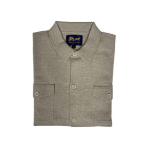 Arthur & Russell OS202 Knitted Overshirt Oatmeal