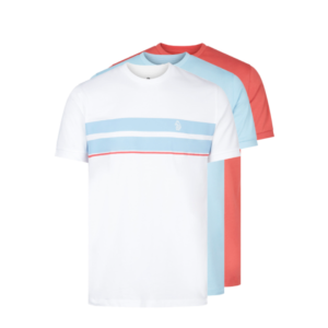 Luke 1977 Johnys 3PK T-Shirt Watermelon / Sky / Stripe